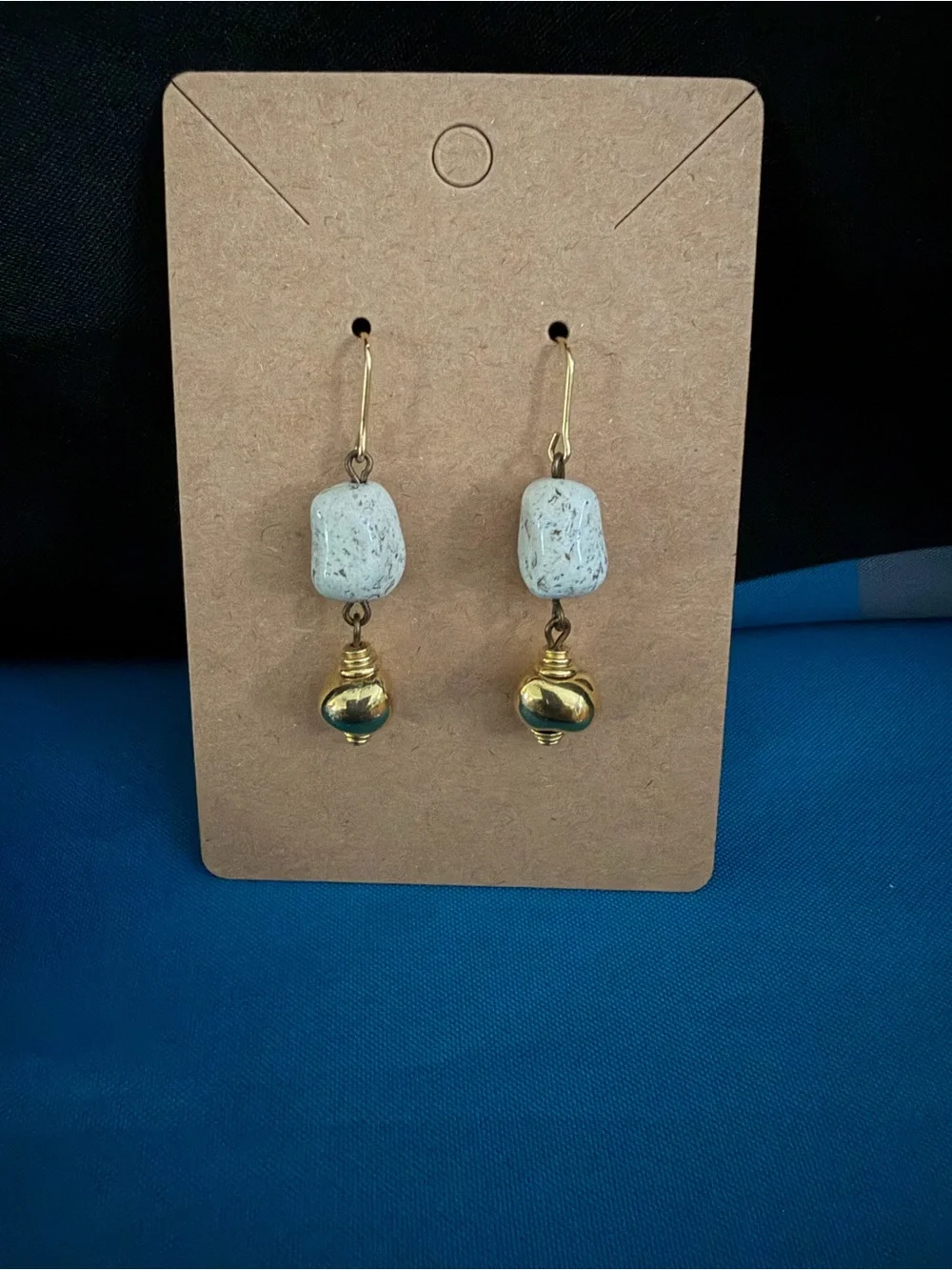 Three pairs distinct earrings